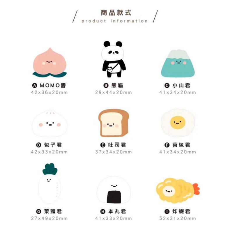 現貨正版 小呸角壓克力夾子 壓克力夾子 可愛小夾 夾子 手賬本夾 食物夾 壓克力夾 創意造型夾子-細節圖4