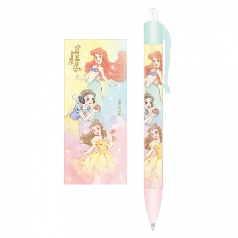 現貨正版 迪士尼 自動中油筆 公主原子筆 愛麗兒原子筆 藍墨水 台灣製 白雪公主 貝兒 原子筆 中性筆 好寫滑溜-細節圖8