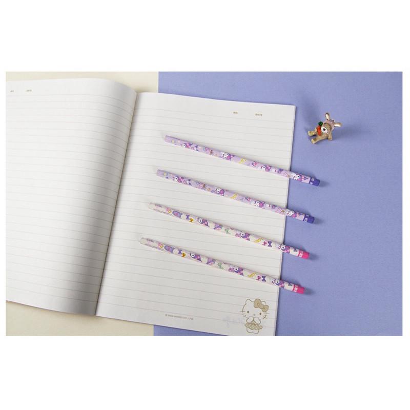 現貨正版 三麗鷗 鉛筆 酷洛米三角鉛筆 HB鉛筆 4入  HB鉛筆 酷洛米鉛筆 學生鉛筆 台灣製造-細節圖4