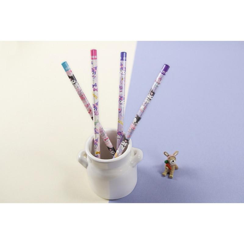 現貨正版 三麗鷗 鉛筆 酷洛米三角鉛筆 HB鉛筆 4入  HB鉛筆 酷洛米鉛筆 學生鉛筆 台灣製造-細節圖5