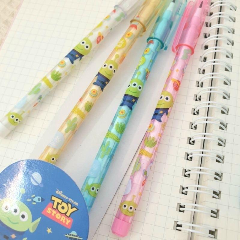 現貨正版 迪士尼 免削鉛筆4支入 三眼怪 免削鉛筆 小美人魚 鉛筆 TOY STORY 4入鉛筆 公主 台灣製-細節圖2