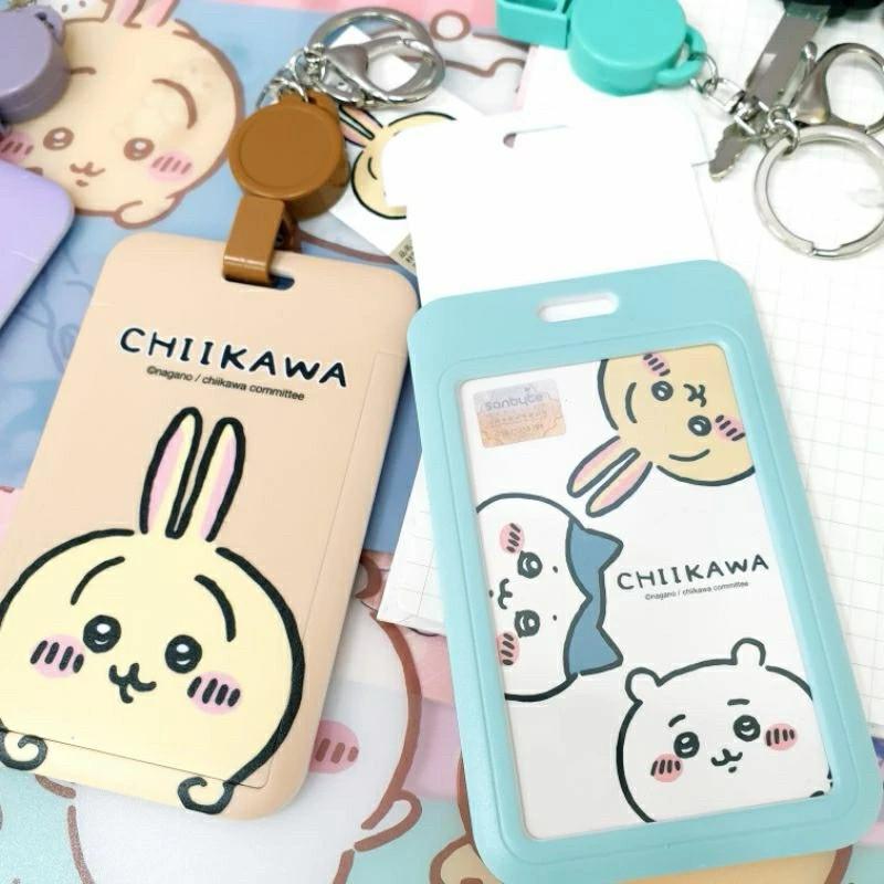 現貨正版 吉伊卡哇 伸縮滑蓋證件套 硬殼推合卡套 烏薩奇 小八貓 伸縮鑰匙圈 票卡夾 工作證卡夾 硬殼卡夾 伸縮悠遊卡套-細節圖3