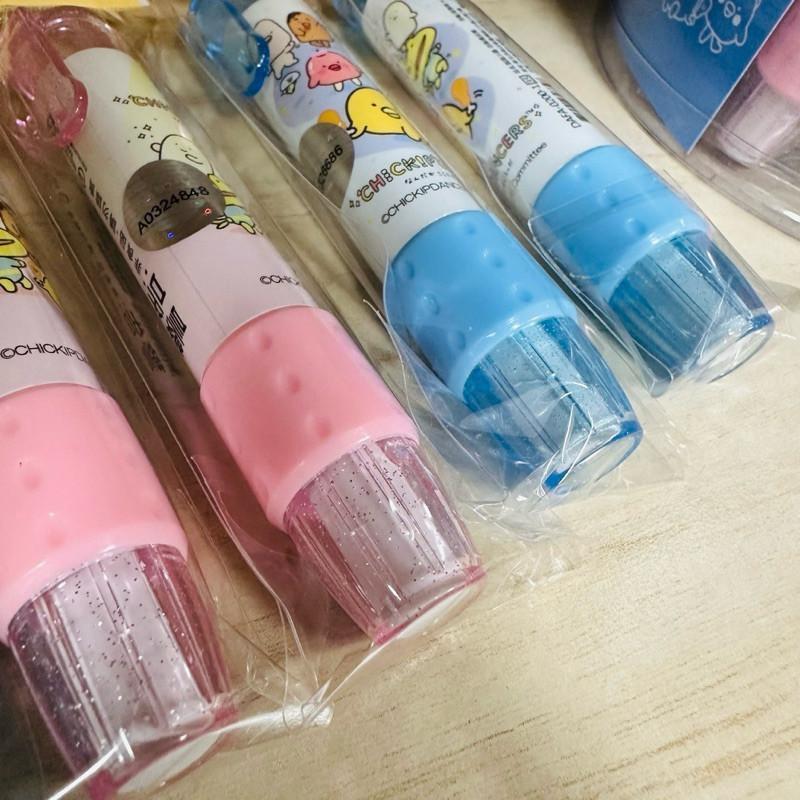 現貨正版 跳跳小雞 自動橡皮擦 胖型按壓自動橡皮擦 文具 擦子 擦布 筆型橡皮擦-細節圖4