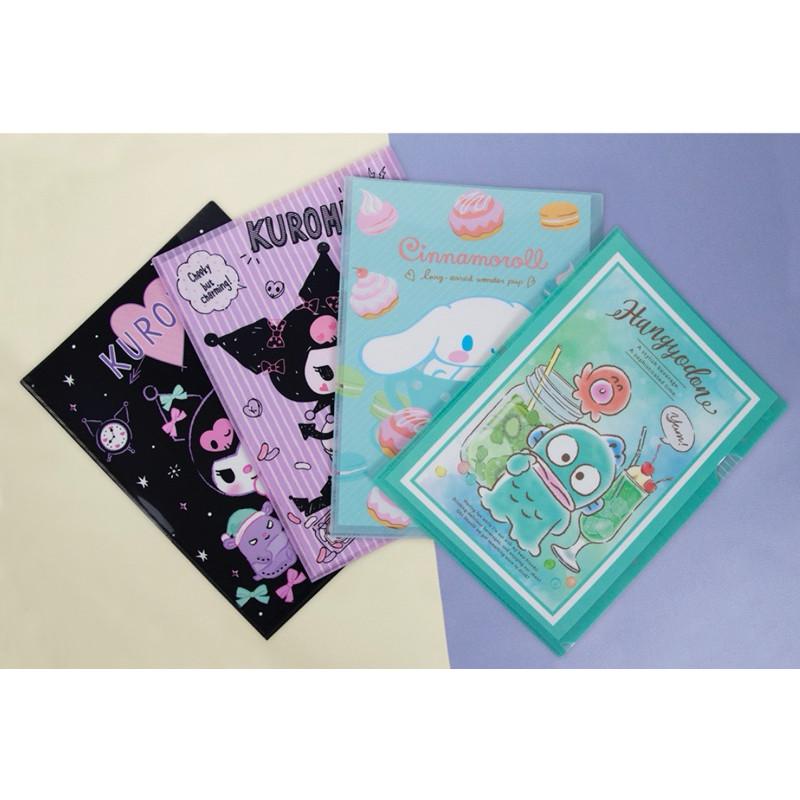 現貨正版 三麗鷗LU型夾 酷洛米資料夾 人魚漢頓文件夾 大耳狗雙層資料夾 雙層文件夾 LU型資料夾 文件夾 資料夾-細節圖2