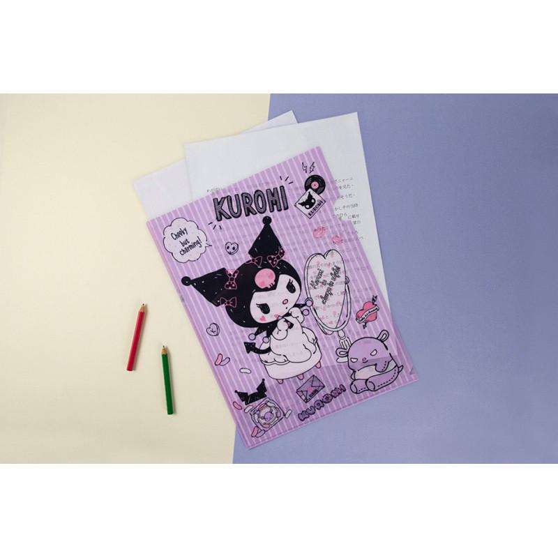 現貨正版 三麗鷗LU型夾 酷洛米資料夾 人魚漢頓文件夾 大耳狗雙層資料夾 雙層文件夾 LU型資料夾 文件夾 資料夾-細節圖8