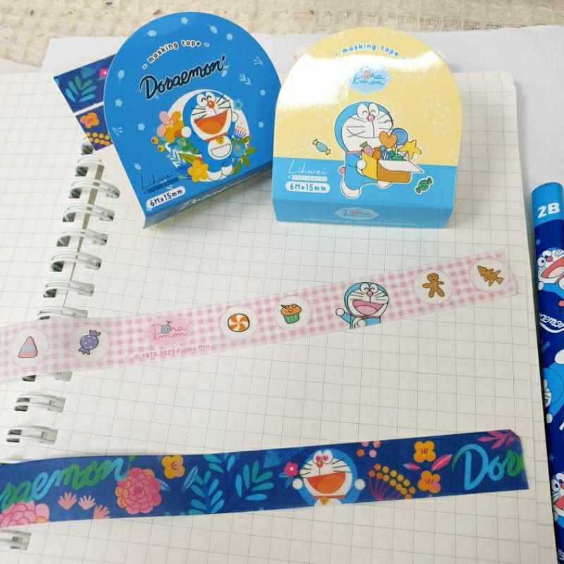 現貨正版 哆啦A夢 紙膠帶 小叮噹 和紙膠帶 6M 裝飾貼紙 手帳貼 包裝貼紙 貼紙 手作膠帶-細節圖3
