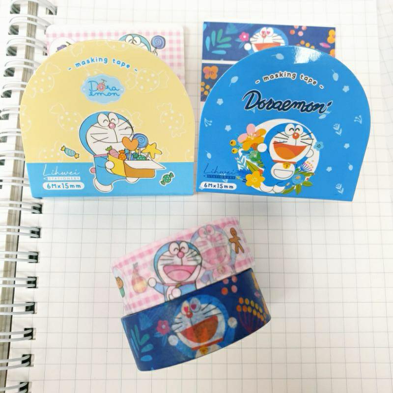 現貨正版 哆啦A夢 紙膠帶 小叮噹 和紙膠帶 6M 裝飾貼紙 手帳貼 包裝貼紙 貼紙 手作膠帶-細節圖6