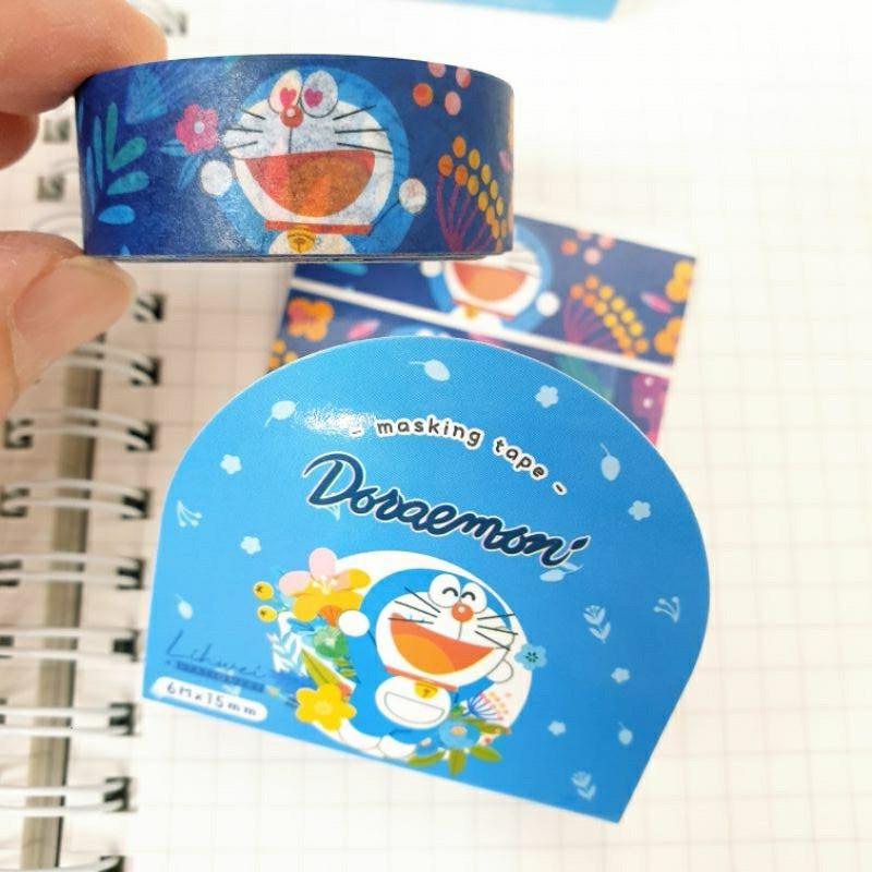 現貨正版 哆啦A夢 紙膠帶 小叮噹 和紙膠帶 6M 裝飾貼紙 手帳貼 包裝貼紙 貼紙 手作膠帶-細節圖7