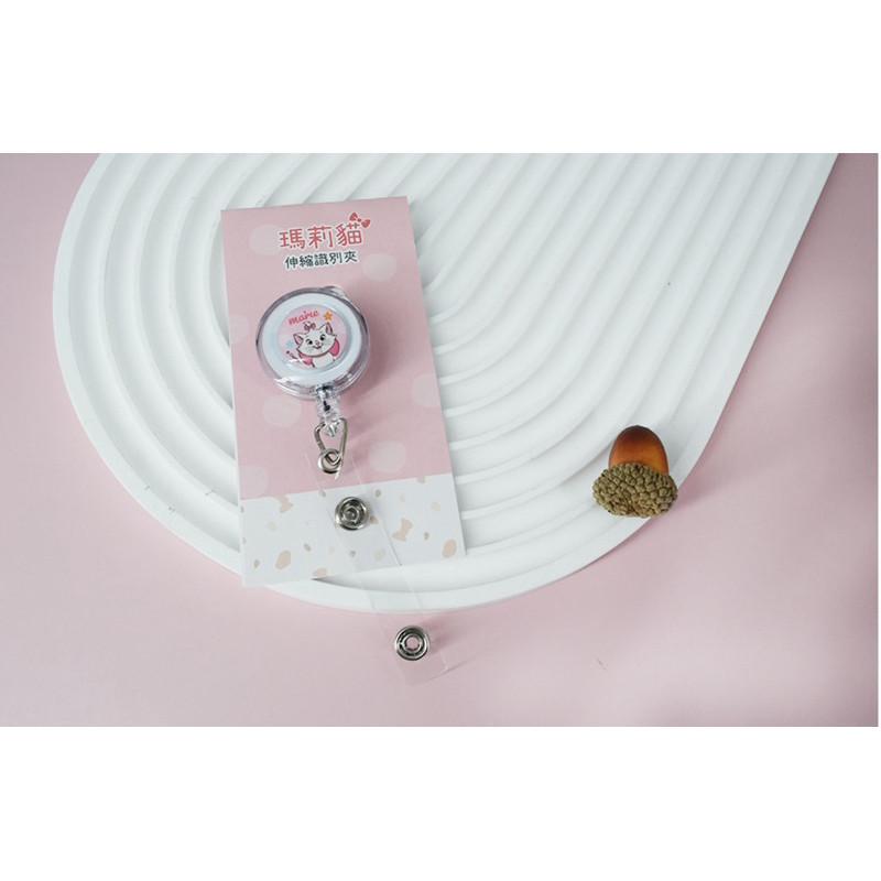 現貨正版 迪士尼 伸縮識別夾 瑪麗貓 伸縮證件夾 悠遊卡夾 三眼怪伸縮夾 易拉扣 玩具總動員證件夾 伸縮卡夾 伸縮扣-細節圖2