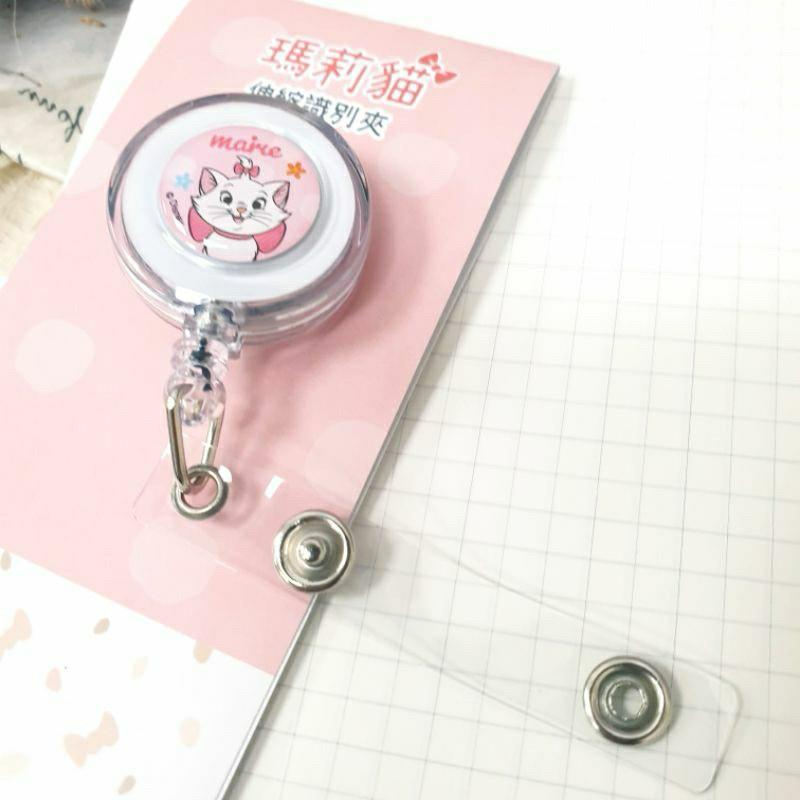 現貨正版 迪士尼 伸縮識別夾 瑪麗貓 伸縮證件夾 悠遊卡夾 三眼怪伸縮夾 易拉扣 玩具總動員證件夾 伸縮卡夾 伸縮扣-細節圖4