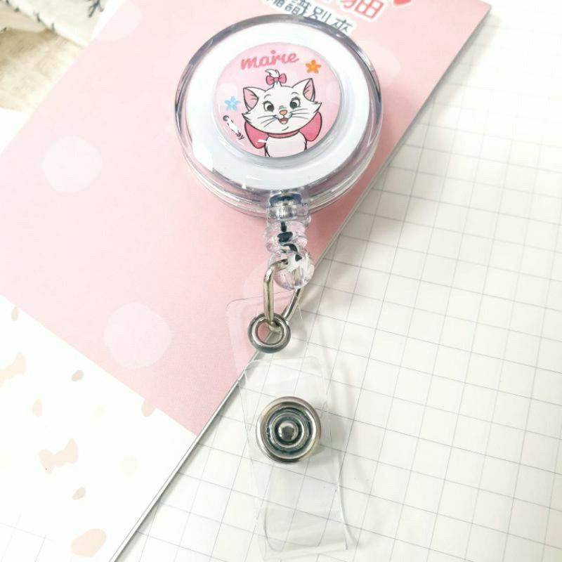 現貨正版 迪士尼 伸縮識別夾 瑪麗貓 伸縮證件夾 悠遊卡夾 三眼怪伸縮夾 易拉扣 玩具總動員證件夾 伸縮卡夾 伸縮扣-細節圖7