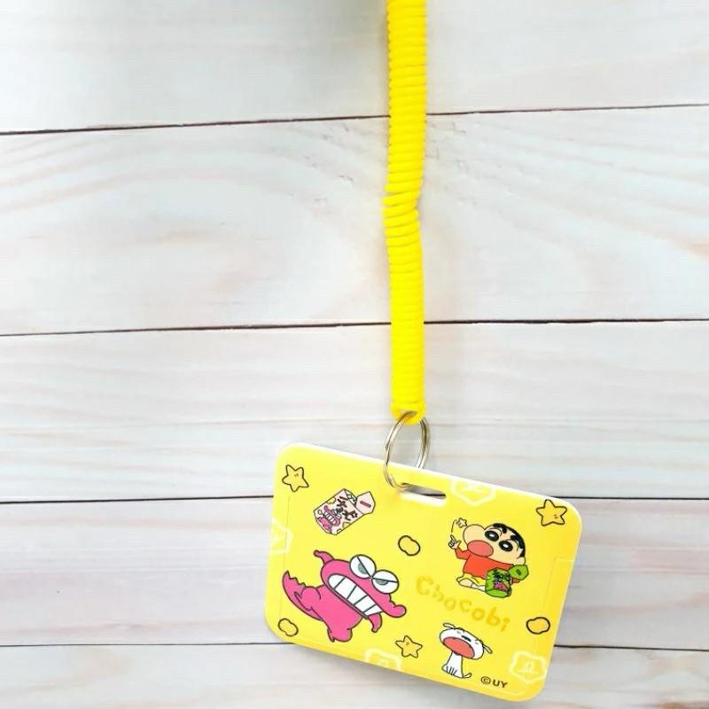 現貨正版 蠟筆小新 橫式滑蓋卡夾 附彈簧勾扣 硬式ID卡套 票卡夾 工作卡夾 證件卡套 悠遊卡套 伸縮卡套 識別證夾-細節圖7