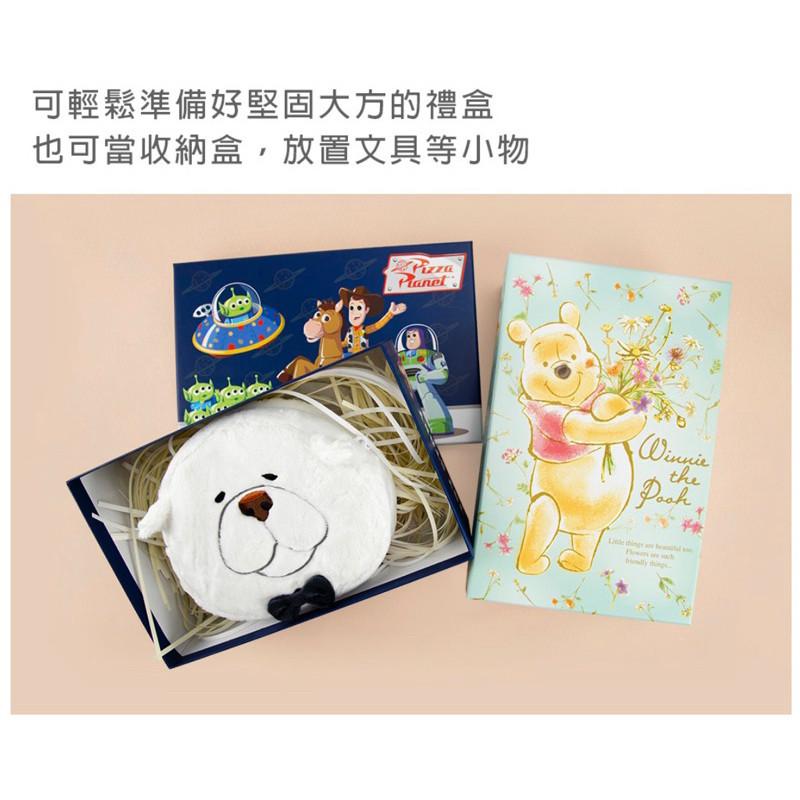 現貨正版 迪士尼精裝禮物盒 禮物盒 收納盒 精裝紙盒 畢業好禮 聖誕節 包裝盒 維尼 愛麗兒 米奇 玩具總動員 交換禮物-細節圖2