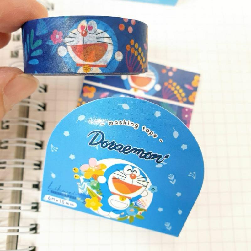 現貨正版 哆啦A夢 紙膠帶 小叮噹 和紙膠帶 6M 裝飾貼紙 手帳貼 包裝貼紙 貼紙 手作膠帶-細節圖7
