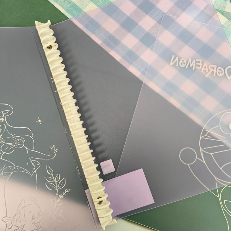 現貨正版 哆啦A夢 26孔夾 活頁夾 PP26孔夾 小叮噹 資料夾 B5 資料本 26孔夾 資料本 B5 活頁夾-細節圖4