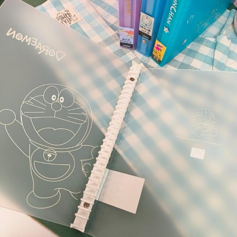 現貨正版 哆啦A夢 26孔夾 活頁夾 PP26孔夾 小叮噹 資料夾 B5 資料本 26孔夾 資料本 B5 活頁夾-細節圖5