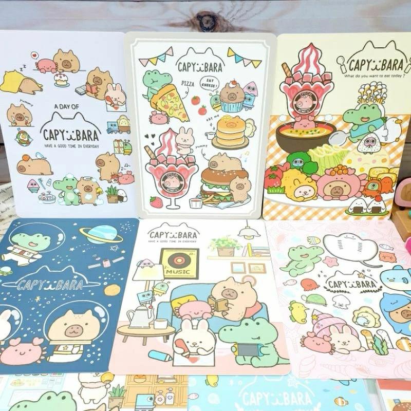 現貨正版 卡皮巴拉 16k墊板 水豚 墊板 學習墊板 九九乘法表 書寫板 隔板 可愛墊板 23cm尺表 注音符號 台灣製-細節圖5