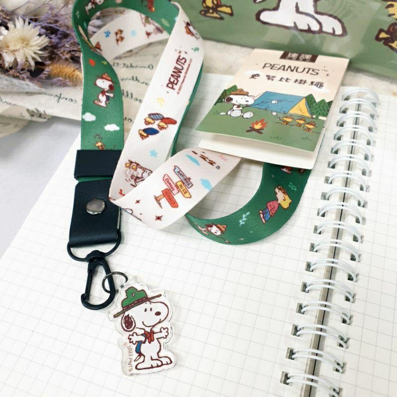 現貨正版 史努比 掛頸繩 手機掛繩 snoopy 吊飾長頸繩 證件掛繩 掛脖繩 造型長吊繩 證件繩 手機長吊繩 胡士托-細節圖2