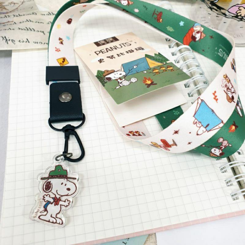 現貨正版 史努比 掛頸繩 手機掛繩 snoopy 吊飾長頸繩 證件掛繩 掛脖繩 造型長吊繩 證件繩 手機長吊繩 胡士托-細節圖4