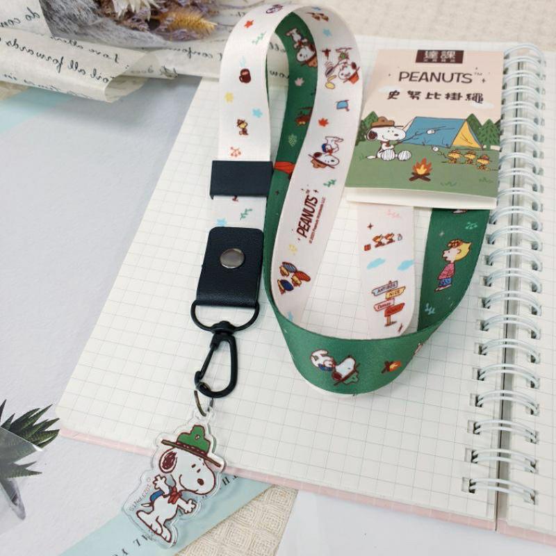 現貨正版 史努比 掛頸繩 手機掛繩 snoopy 吊飾長頸繩 證件掛繩 掛脖繩 造型長吊繩 證件繩 手機長吊繩 胡士托-細節圖5