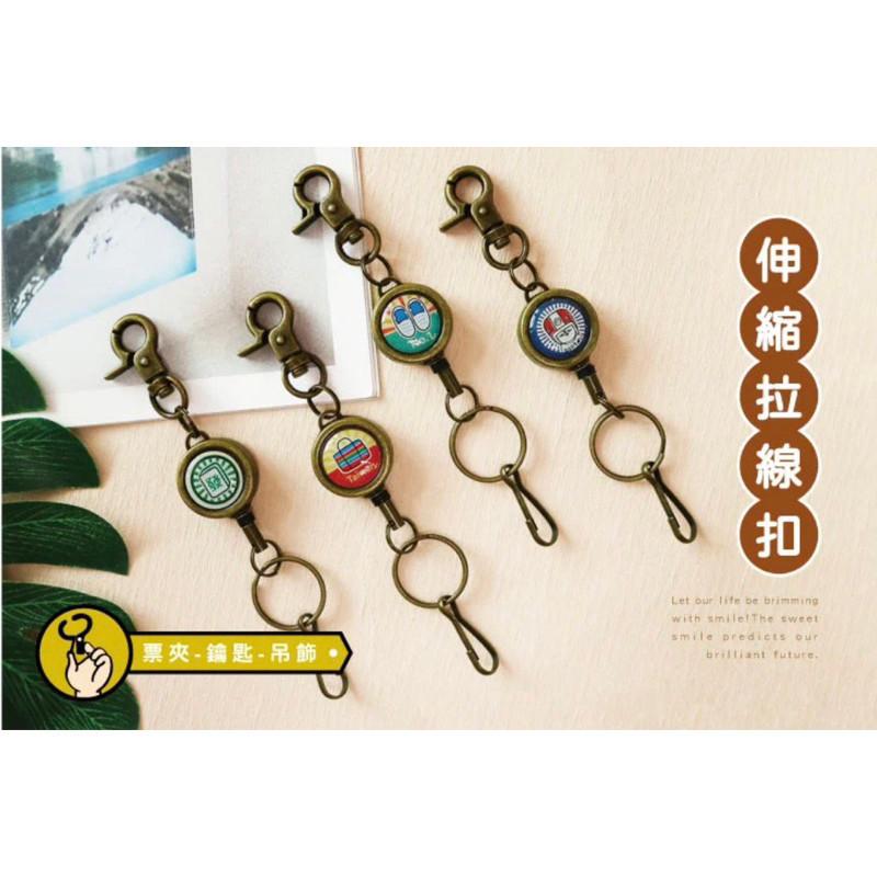 現貨正版 復古伸縮拉線扣 台灣製 伸縮拉線扣 伸縮 伸縮證件扣 鑰匙圈 鑰匙套 鑰匙收納 證件扣 證件套 識別證套-細節圖2