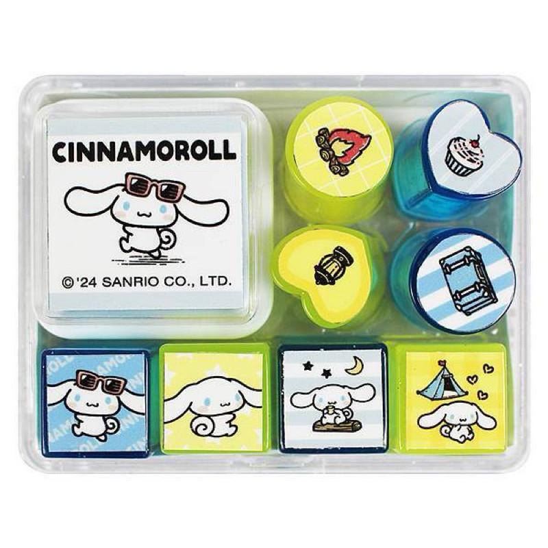現貨正版 三麗鷗 印章組 小盒裝印章組 kitty 可愛印章 凱蒂貓 兒童印章 獎勵章 手帳印章 布丁狗印章 大耳狗印章-細節圖7