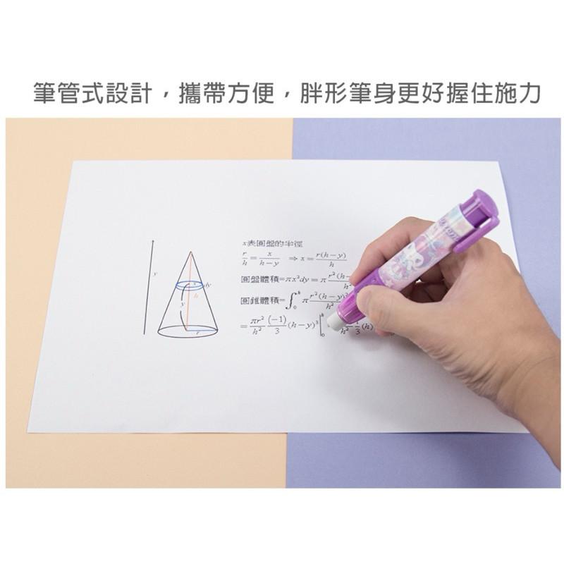 現貨正版 三麗鷗 自動橡擦筆 胖型 酷洛米自動橡皮擦 庫洛米橡皮擦 橡擦筆補充蕊 台灣製-細節圖2