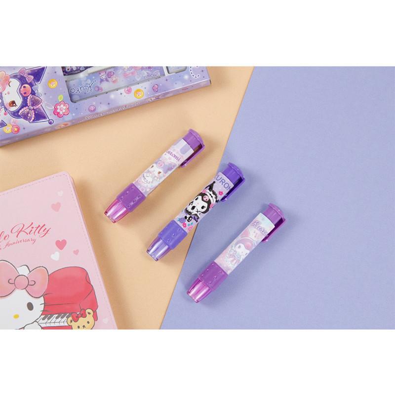 現貨正版 三麗鷗 自動橡擦筆 胖型 酷洛米自動橡皮擦 庫洛米橡皮擦 橡擦筆補充蕊 台灣製-細節圖5