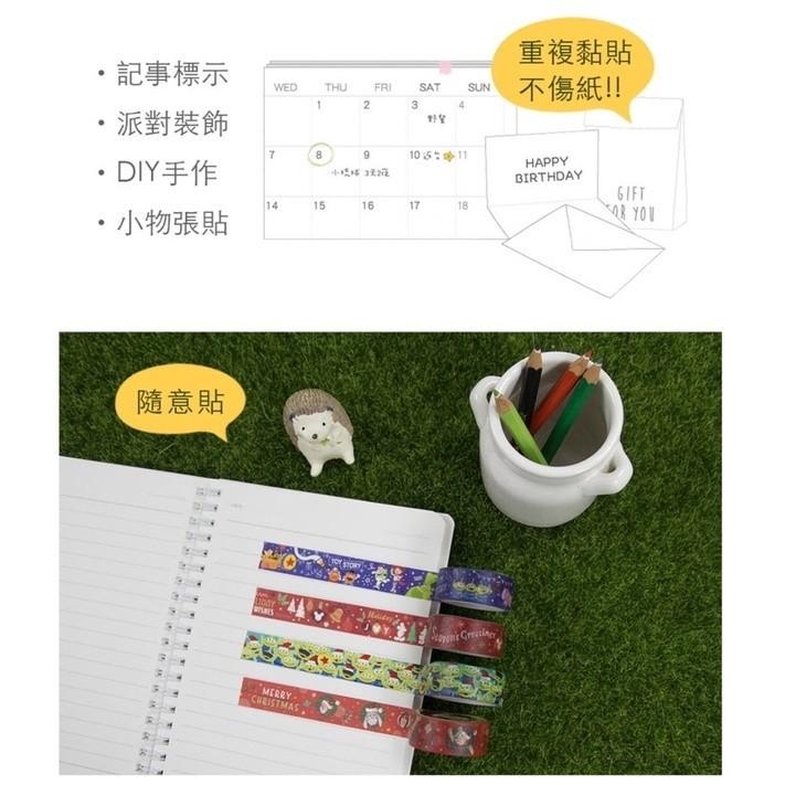 現貨正版 迪士尼 聖誕紙膠帶 紙膠帶 聖誕節紙膠帶 米奇紙膠帶 維尼和紙膠帶 卡通膠帶 手帳膠帶 和紙膠帶  三眼怪膠帶-細節圖2
