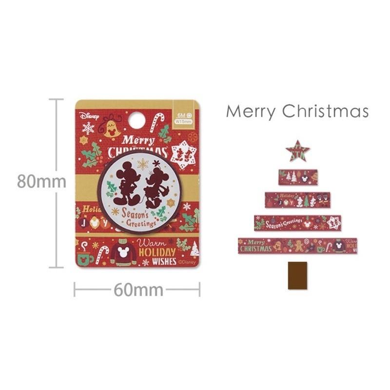 現貨正版 迪士尼 聖誕紙膠帶 紙膠帶 聖誕節紙膠帶 米奇紙膠帶 維尼和紙膠帶 卡通膠帶 手帳膠帶 和紙膠帶  三眼怪膠帶-細節圖9