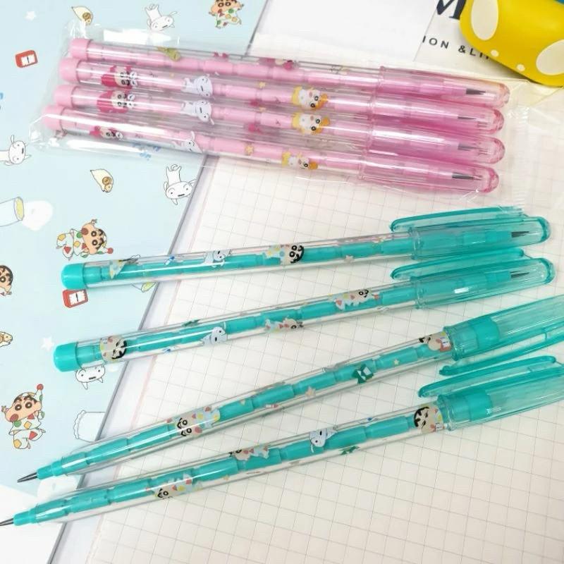 現貨正版 蠟筆小新 免削鉛筆4入 小白 小葵 免削鉛筆 4入鉛筆 野原新之助 鉛筆 台灣製 可愛鉛筆-細節圖6