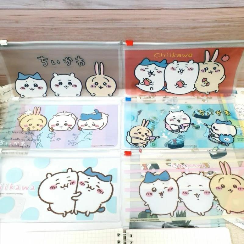 現貨正版 吉伊卡哇 48K夾鍊袋 透明夾鏈袋 48k夾鏈袋 透明收納袋 小八貓 兔兔 口罩收納袋 筆袋 發票收納袋 餐具-細節圖2