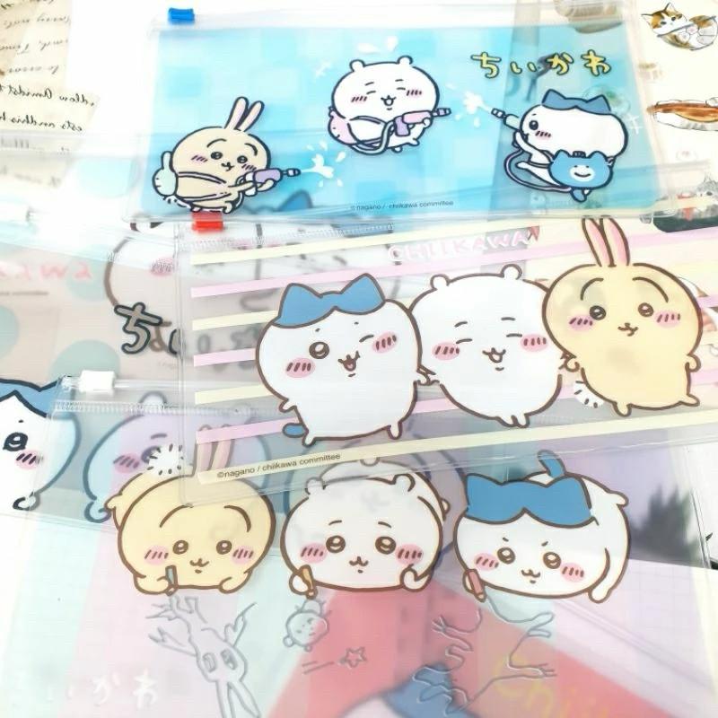 現貨正版 吉伊卡哇 48K夾鍊袋 透明夾鏈袋 48k夾鏈袋 透明收納袋 小八貓 兔兔 口罩收納袋 筆袋 發票收納袋 餐具-細節圖3