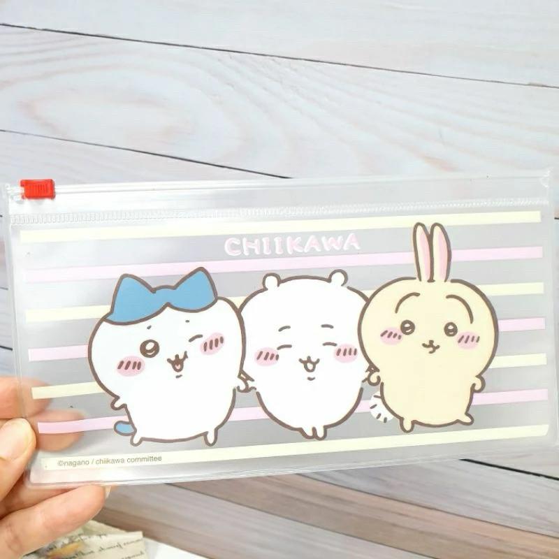 現貨正版 吉伊卡哇 48K夾鍊袋 透明夾鏈袋 48k夾鏈袋 透明收納袋 小八貓 兔兔 口罩收納袋 筆袋 發票收納袋 餐具-細節圖4