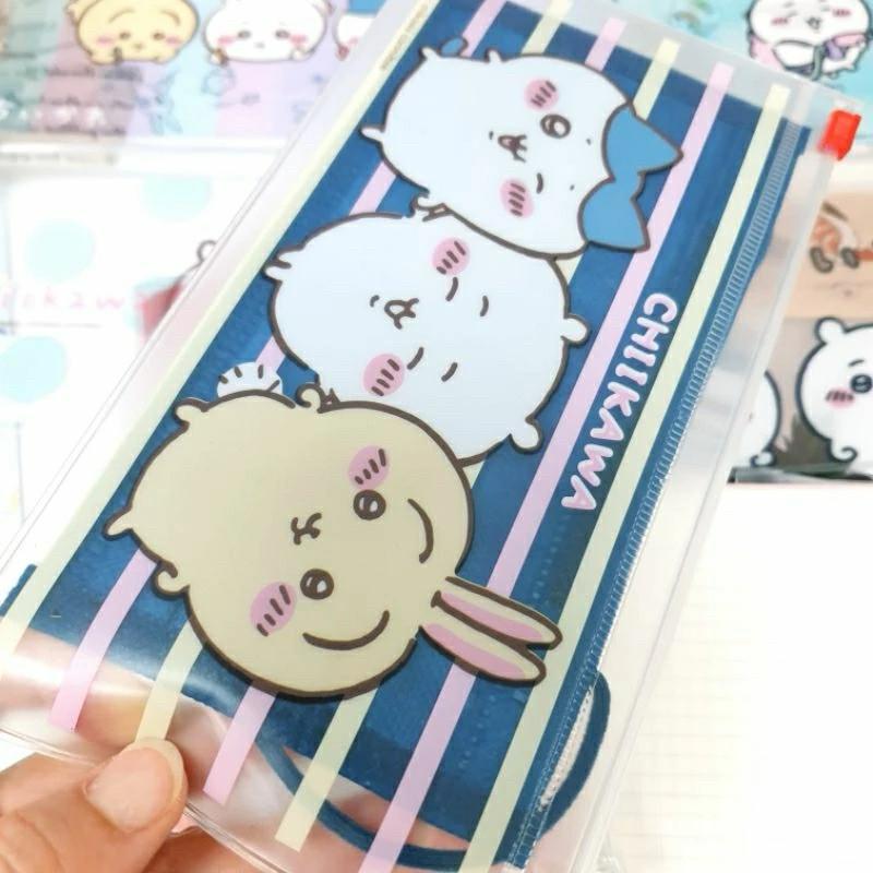 現貨正版 吉伊卡哇 48K夾鍊袋 透明夾鏈袋 48k夾鏈袋 透明收納袋 小八貓 兔兔 口罩收納袋 筆袋 發票收納袋 餐具-細節圖6