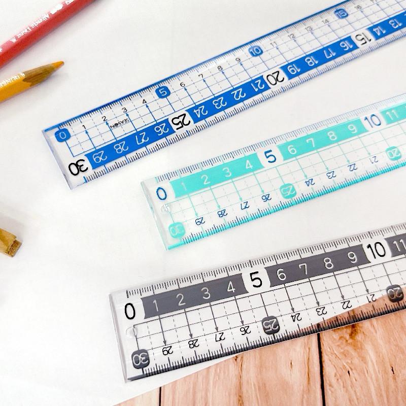 現貨正版 大字尺30公分 直尺 30CM直尺 學生 畫重點 直尺-細節圖8