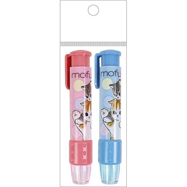 現貨正版 貓福珊迪 按壓自動橡擦 可愛橡皮擦 筆形橡皮擦 美術橡皮擦 製圖擦子 細橡皮擦 考試用 美術用 專用-細節圖2