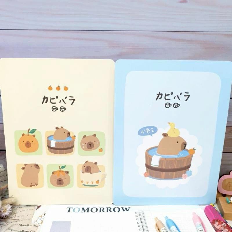 現貨正版 卡皮巴拉 A4墊板 九九乘法表 英文字母 注音符號 水豚 墊板 A4隔板 書寫板 硬墊板 台灣製 卡通墊板-細節圖2