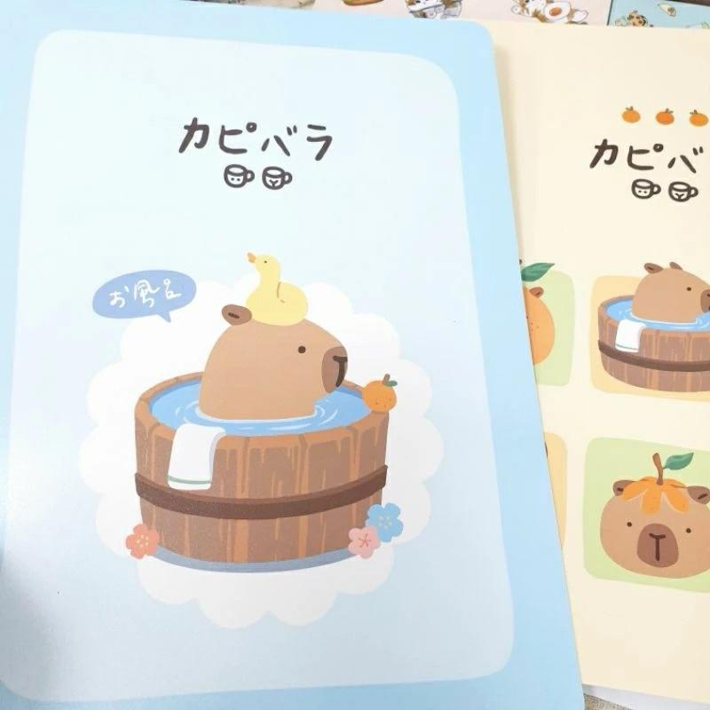 現貨正版 卡皮巴拉 A4墊板 九九乘法表 英文字母 注音符號 水豚 墊板 A4隔板 書寫板 硬墊板 台灣製 卡通墊板-細節圖9