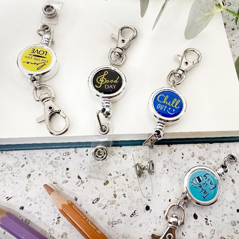 現貨正版 伸縮識別夾(小) 伸縮扣 識別證扣 證件夾 伸縮夾 識別證 悠遊卡套 護士夾 護士扣 伸縮扣 易拉扣 名牌夾-細節圖9