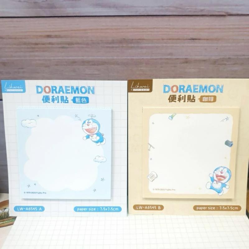 現貨正版 哆啦A夢 方型便利貼 小叮噹 便條紙 備忘錄 留言貼 MEMO 註記貼 便利貼 備註 重複貼 台灣製-細節圖2