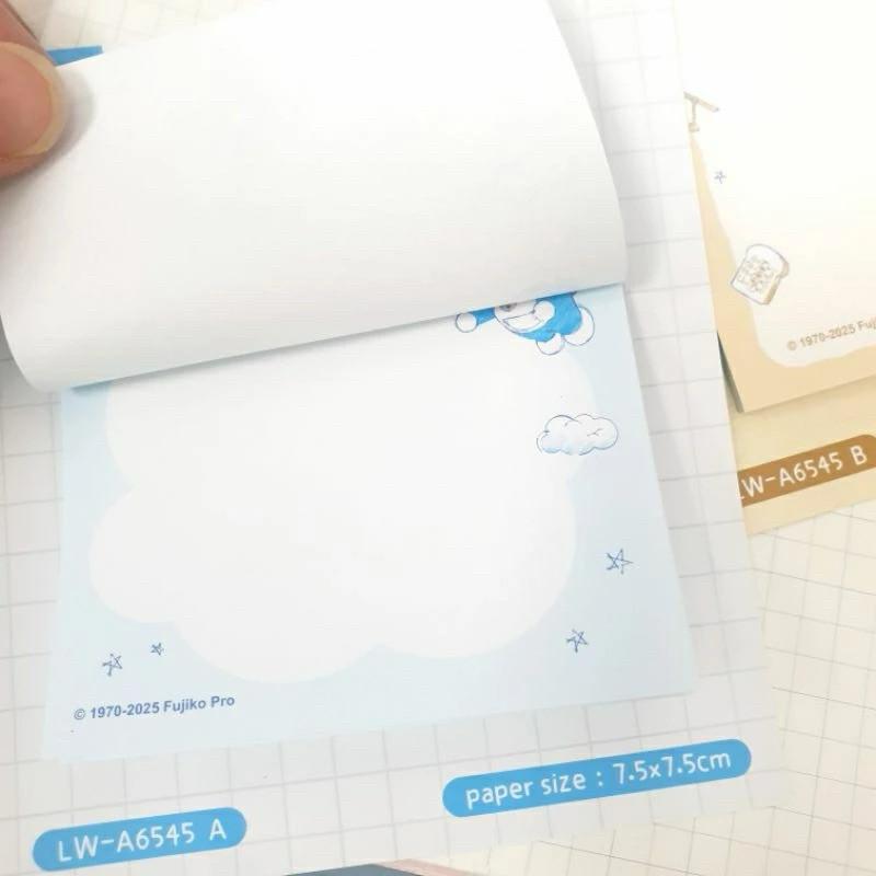現貨正版 哆啦A夢 方型便利貼 小叮噹 便條紙 備忘錄 留言貼 MEMO 註記貼 便利貼 備註 重複貼 台灣製-細節圖5