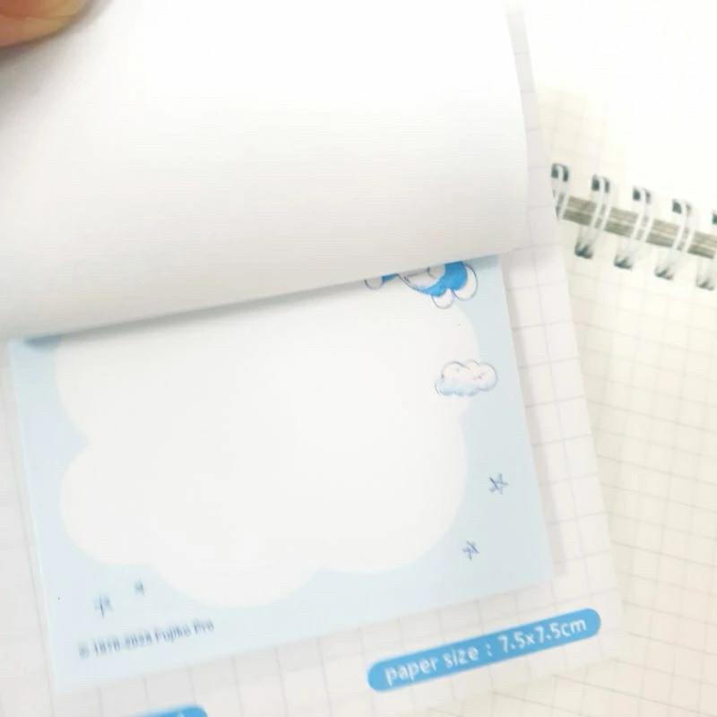 現貨正版 哆啦A夢 方型便利貼 小叮噹 便條紙 備忘錄 留言貼 MEMO 註記貼 便利貼 備註 重複貼 台灣製-細節圖8