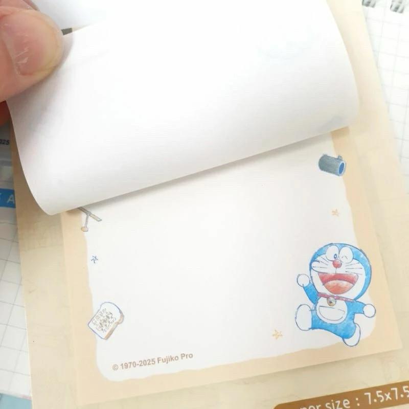 現貨正版 哆啦A夢 方型便利貼 小叮噹 便條紙 備忘錄 留言貼 MEMO 註記貼 便利貼 備註 重複貼 台灣製-細節圖9