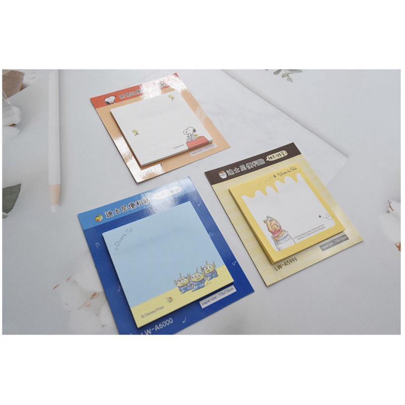 現貨正版 史努比 便利貼 悠閒 正方型 snoopy 便條紙 備忘錄 留言貼 MEMO 註記貼 備註 重複貼 台灣製-細節圖2