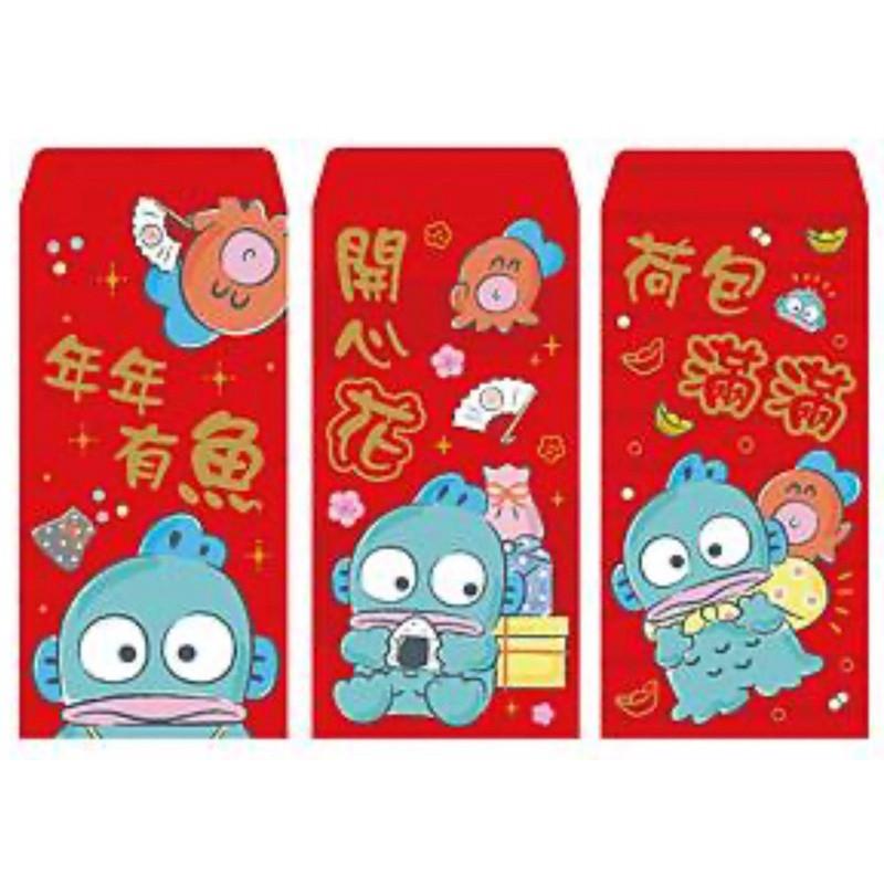 現貨正版 人魚漢頓 中式紅包袋 4入 隨機出  三麗鷗燙金紅包袋 4入 卡通紅包袋 燙金 年節商品 紅包袋 直式紅包袋-細節圖8