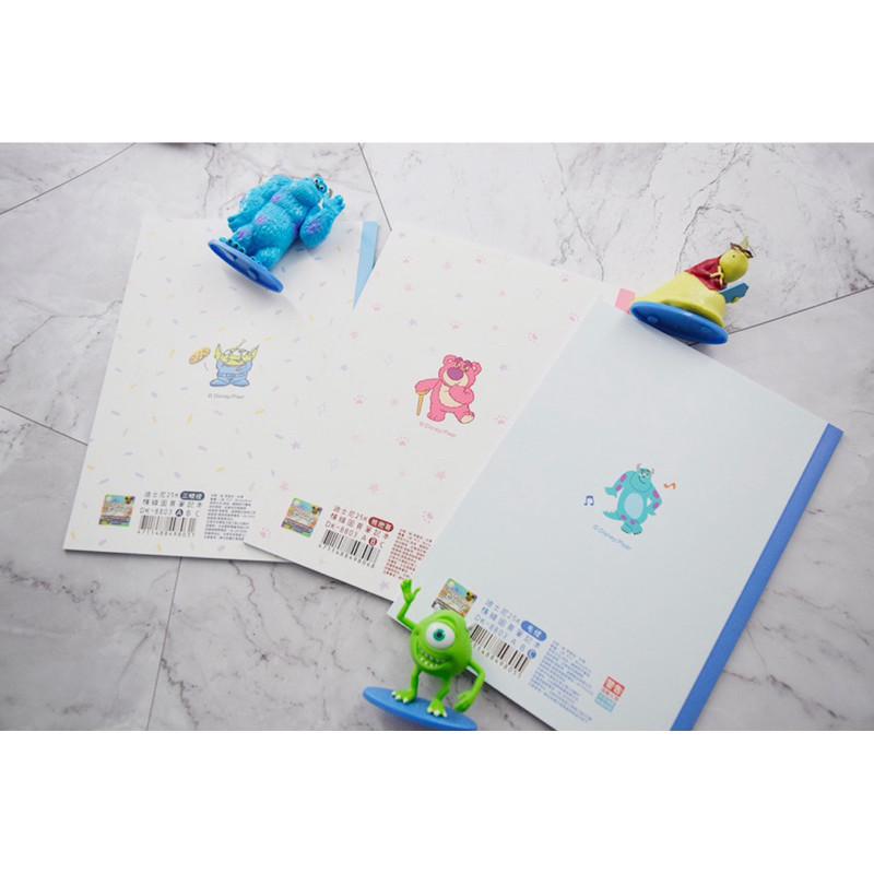 現貨正版 迪士尼筆記本 25K橫線固頁筆記本 三眼怪 定頁筆記 橫線筆記本 橫線筆記本 熊抱 玩具總動員 記事本 台灣製-細節圖3