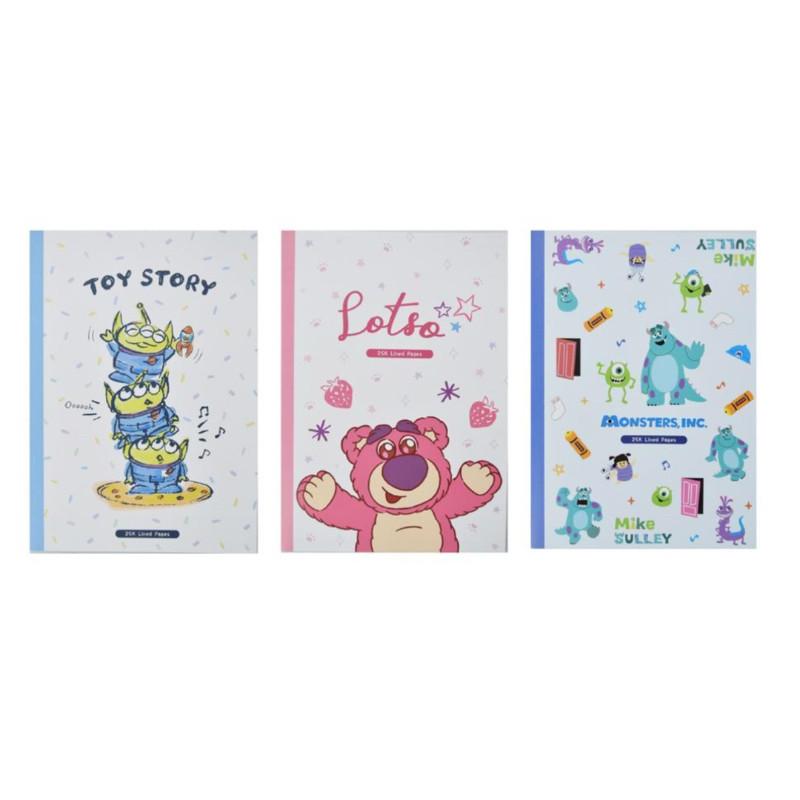 現貨正版 迪士尼筆記本 25K橫線固頁筆記本 三眼怪 定頁筆記 橫線筆記本 橫線筆記本 熊抱 玩具總動員 記事本 台灣製-細節圖5