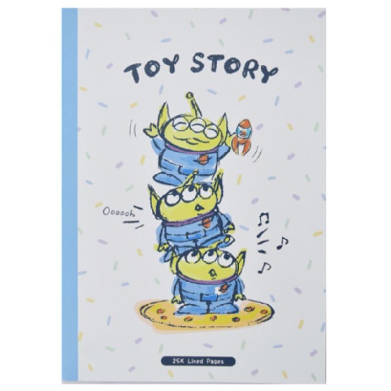 現貨正版 迪士尼筆記本 25K橫線固頁筆記本 三眼怪 定頁筆記 橫線筆記本 橫線筆記本 熊抱 玩具總動員 記事本 台灣製-細節圖6