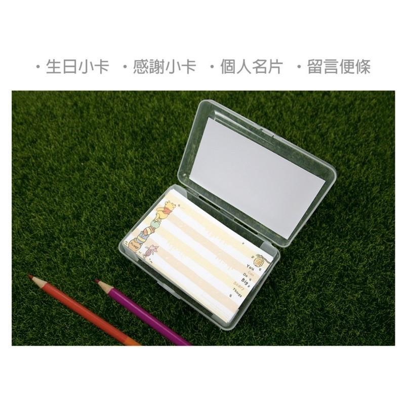 現貨正版 彩色名片卡 迪士尼萬用名片卡 萬用名片卡盒 感謝卡 留言卡 小卡片 維尼 米奇禮物小卡 三眼怪 公主 萬用卡-細節圖2